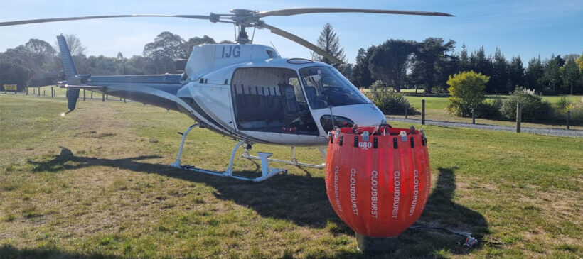 Taking the Cloudburst Fire Bucket to Site