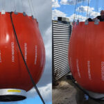 Testing a 4000 Litre Cloudburst Fire Bucket at our workshop