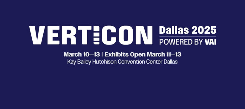 VERTICON in Dallas, USA: 11-13 March 2025